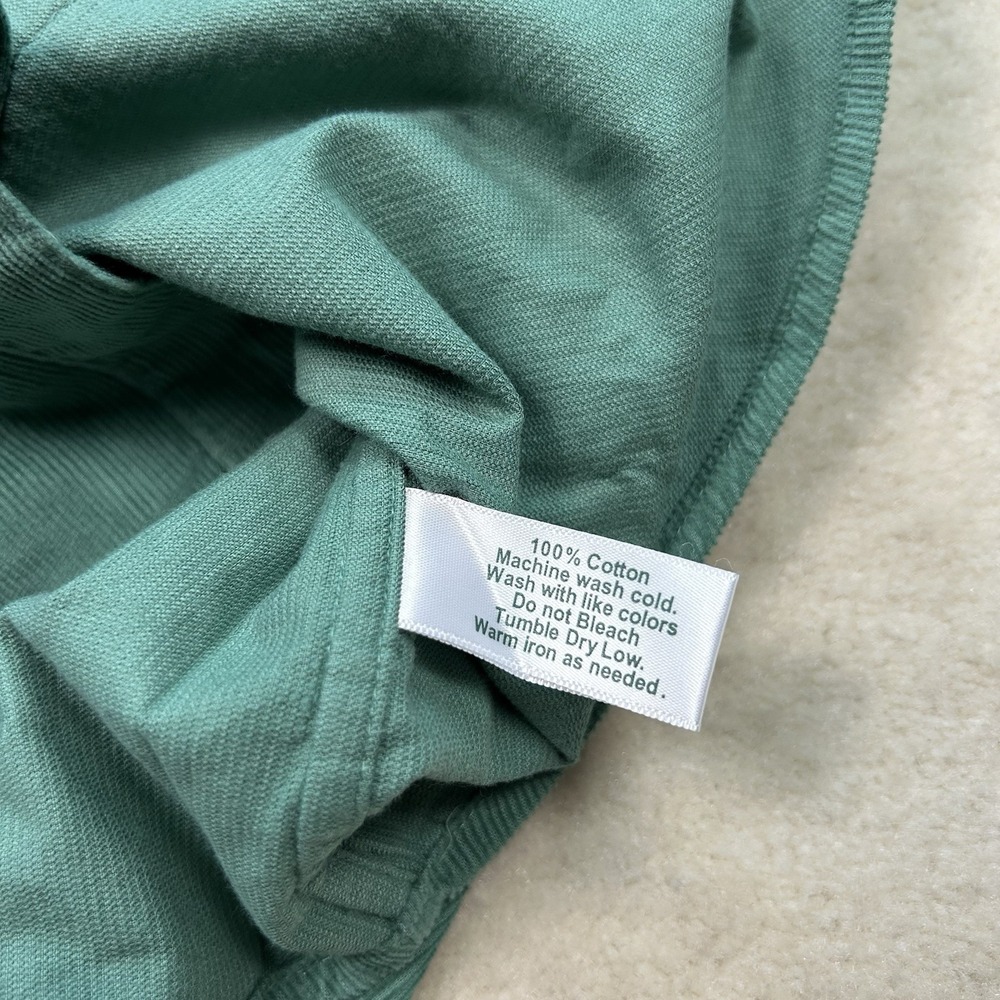 Criquet Shirt Mens Small Long Sleeve Corduroy Pearl Snap Button Western Green - Picture 6 of 6